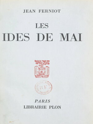 cover image of Les ides de mai